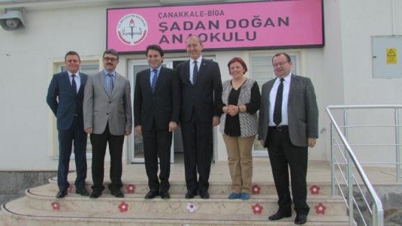 Kaymakamımız ve Belediye Başkanı Şadan Doğan Anaokulunu ziyaret etti.