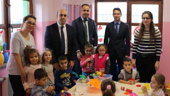 Kaymakam Mustafa CAN ve İlçe Milli Eğitim Müdürü Erkan BİLEN´den okul ziyareti