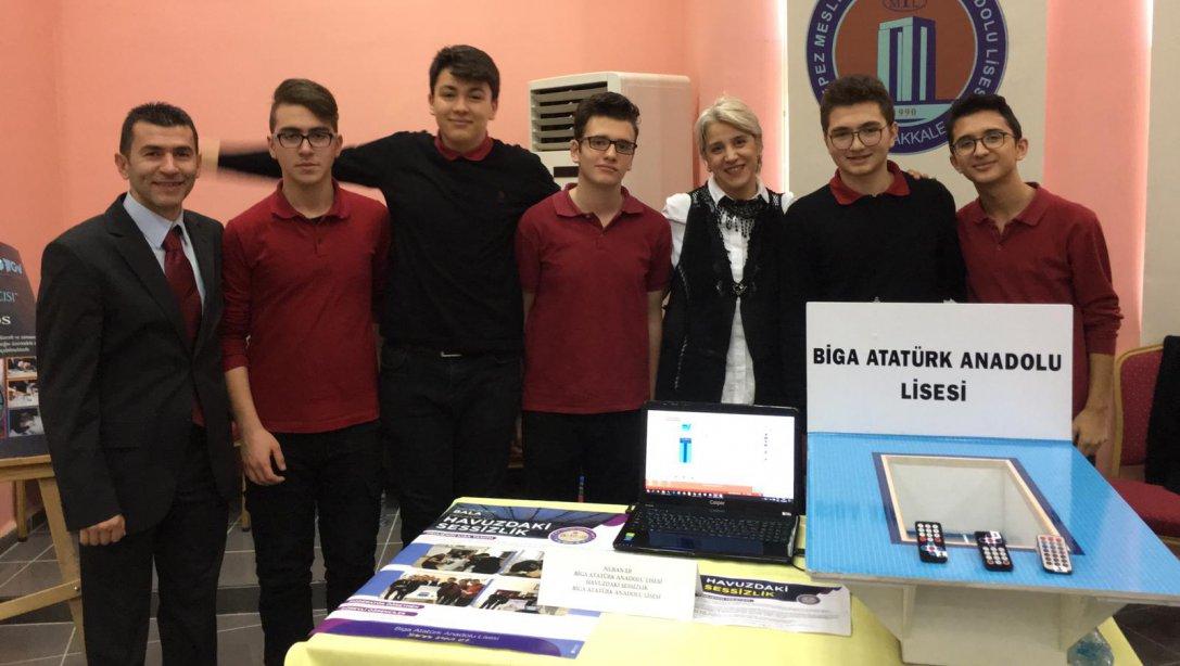 Atatürk Anadolu Lisesi "Yarını İnşa Et" Projesinde üçüncü oldu.