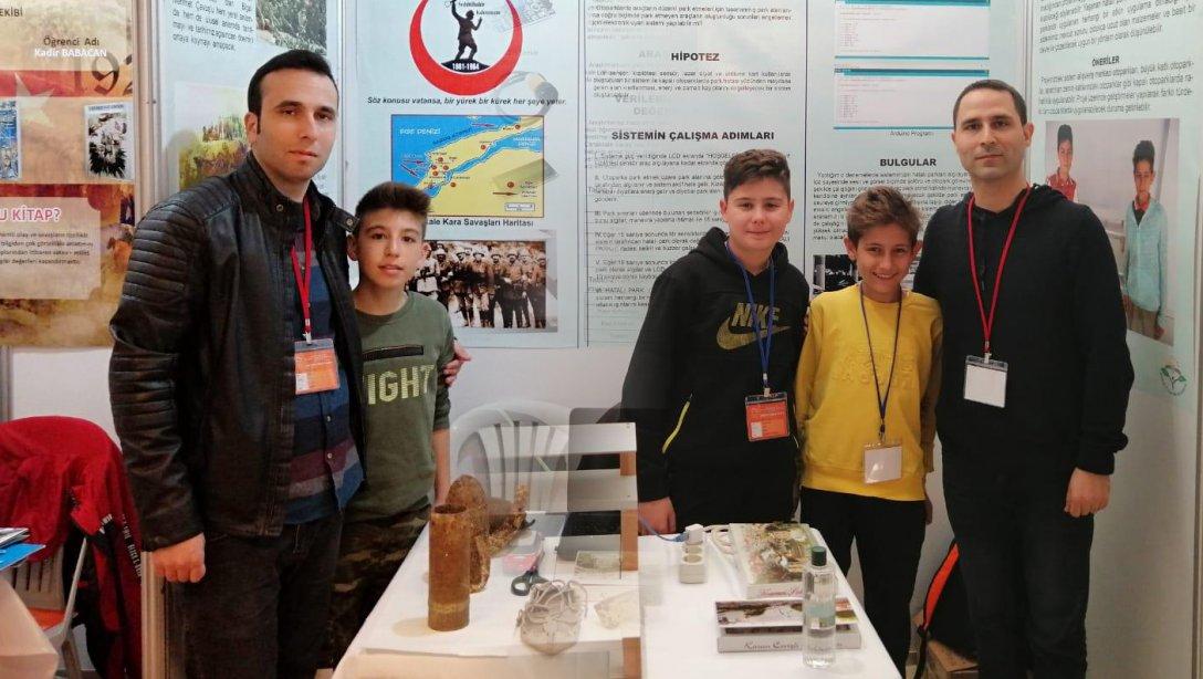 Gümüşçay Atatürk Ortaokulu Tübitak Araştırma Projeleri Bursa Bölge Yarışmasında