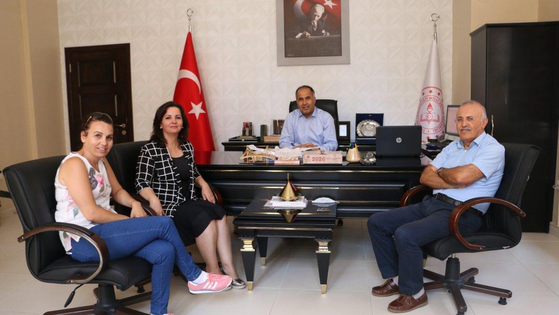 Özel Biga Kampüs Koleji Yöneticileri İlçe Millî Eğitim Müdürümüz Erkan Bilen'i Ziyaret Etti.