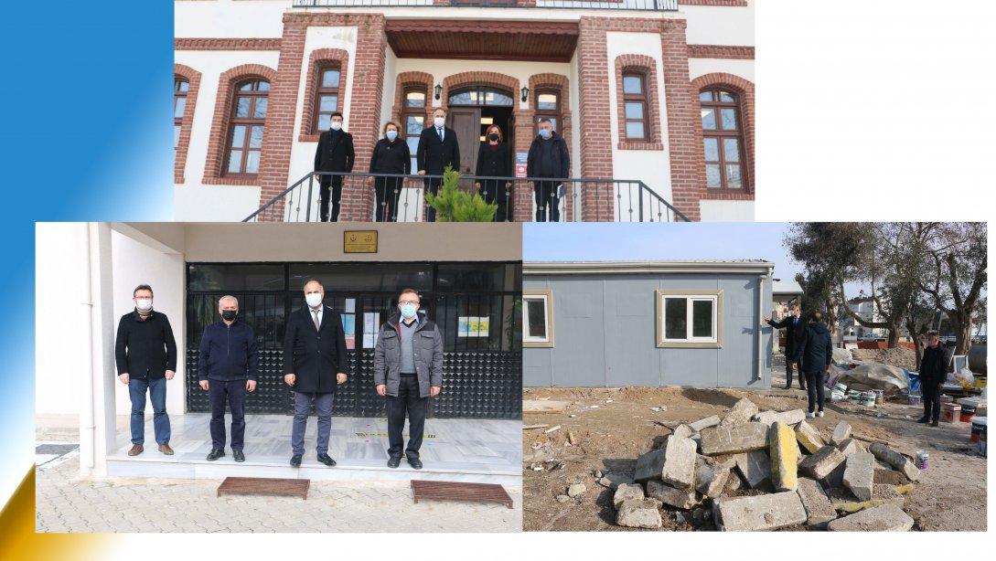 İlçe Milli Eğitim Müdürümüz Erkan BİLEN, Karabiga'da yapımı devam eden Gençlik Merkezini, ardından Bilim ve Sanat Merkezi ve Yeniceköy İlkokulu/Ortaokulunu ziyaret etti