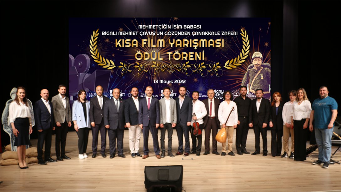 Mehmetçiğin İsim Babası Bigalı Mehmet Çavuş'un Gözünden Çanakkale Zaferi Kısa Film Yarışması ödül töreni düzenlendi.