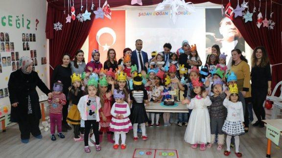   İlçe Milli Eğitim Müdürümüz Erkan BİLEN Şadan Doğan Anaokulu Okulda 100.Günüm Etkinliğine Katıldı