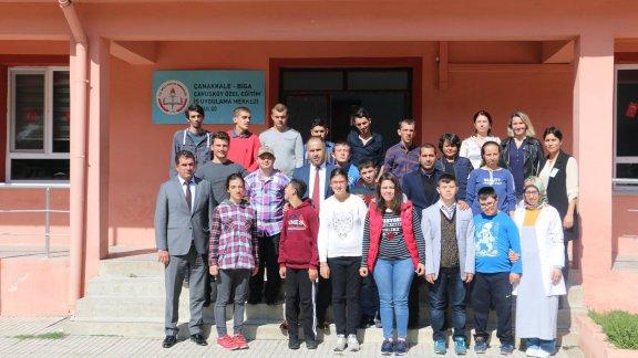 İlçe Milli Eğitim Müdürü Erkan BİLEN Çavuşköy Özel Eğitim İş Uygulama Okulunu Ziyaret Etti