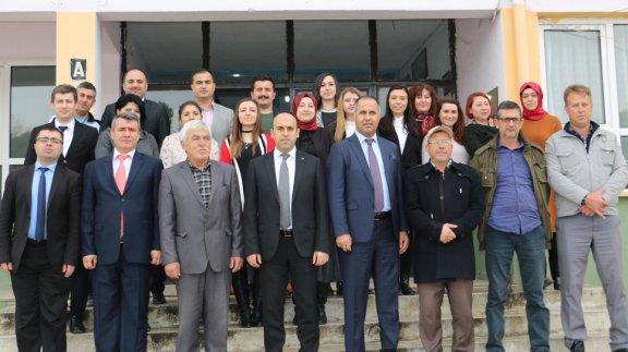 Kaymakam Mustafa CAN ve İlçe Milli Eğitim Müdürü Erkan BİLEN´den okul ziyareti