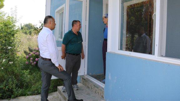 İlçe Milli Eğitim Müdürü Erkan BİLEN Şehit Ulaş Açıkgöz`ün ailesini ziyaret etti