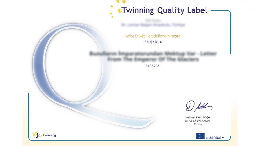 2021 eTwinning projeleri Ulusal Kalite Etiketi sonuçları açıklandı