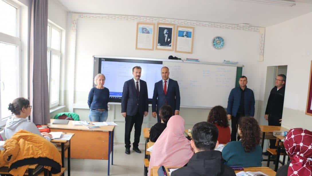 İlçe Milli Eğitim Müdürümüz Erkan BİLEN'den Mehmet Akif Ersoy Anadolu Lisesine Ziyaret