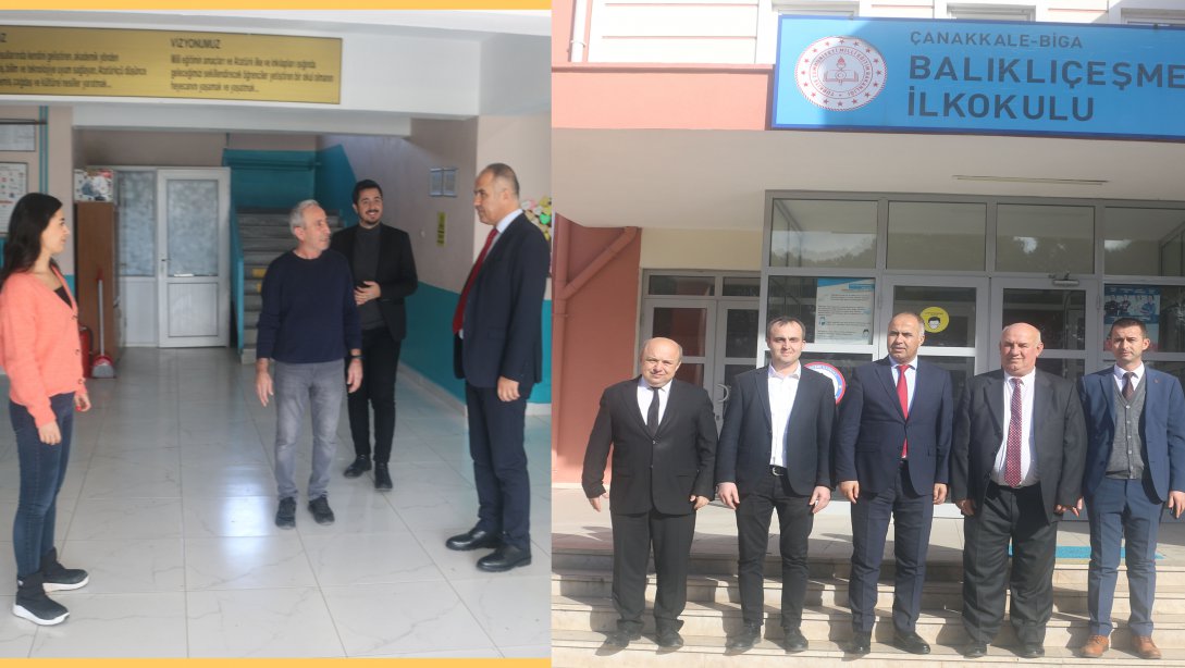 İlçe Milli Eğitim Müdürümüz Erkan BİLEN'in okul ziyaretleri devam ediyor