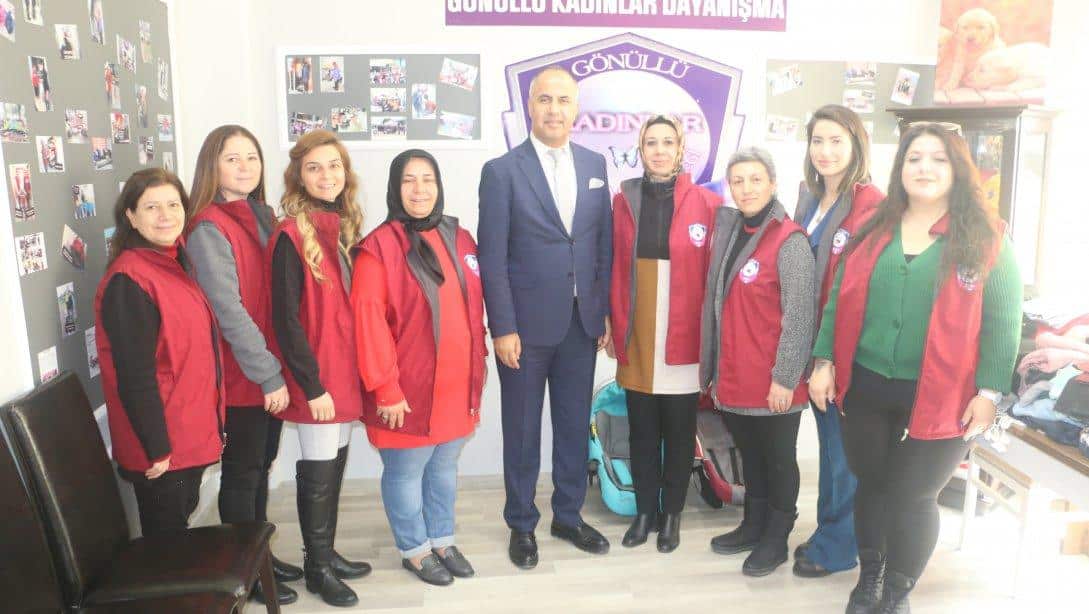 İlçe Milli Eğitim Müdürümüz Erkan Bilen'den Biga Gönüllü Kadınlar Dayanışma Derneğine ziyaret