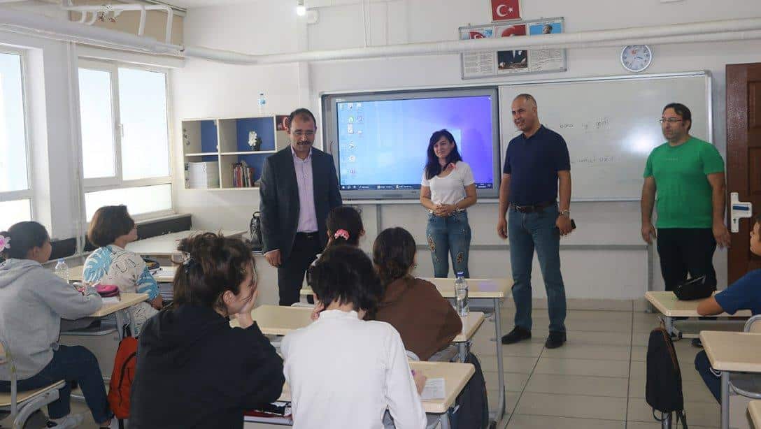 Kaymakam Erdinç Dolu ve Milli Eğitim müdürümüz Erkan Bilen'den DYK Kurslarına Ziyaret