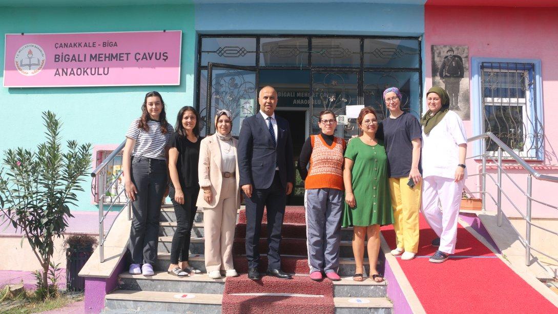 İlçe Milli Eğitim Müdürümüz Erkan Bilen'den okul ziyaretleri