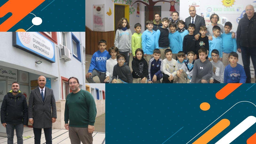 İlçe Milli Eğitim Müdürümüz Erkan Bilen Dumlupınar Ortaokulu ve Tevfik Emin Başarır İlkokulunu ziyaret etti