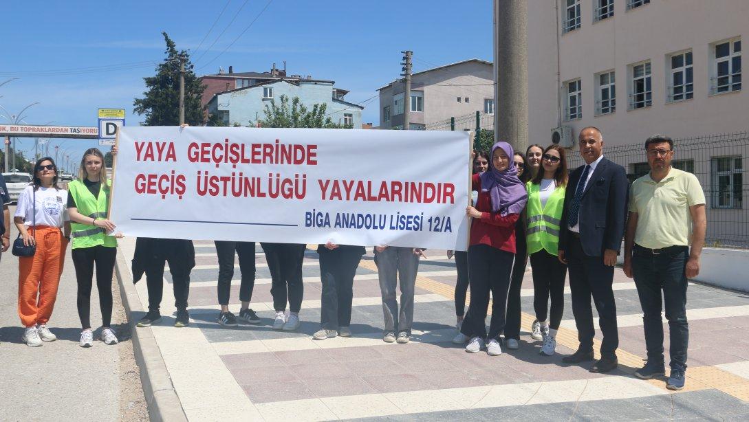 İlçe Milli Eğitim Müdürümüz Erkan Bilen Trafik Haftası etkinliğe katıldı.