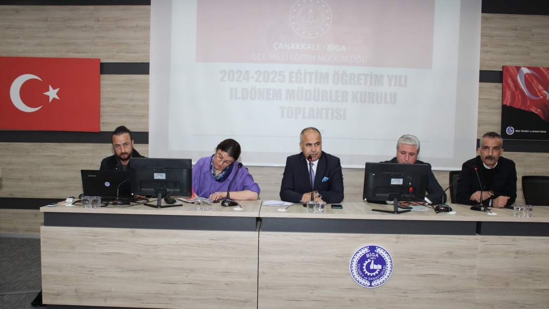 2024 - 2025 Eğitim Öğretim Yılı II. Dönem Müdürler Kurulu Toplantısı Yapıldı