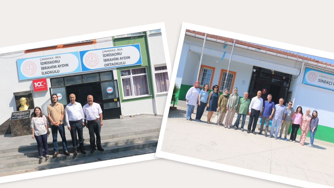 İlçe Milli Eğitim Müdürümüz Erkan Bilen'den okul ziyaretleri