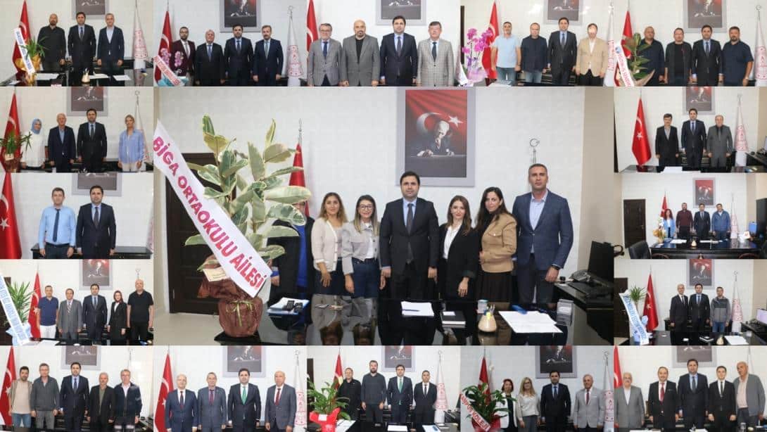 İlçe Millî Eğitim Müdürümüz Muhammet Nazlıcan'a hayırlı olsun ziyaretleri